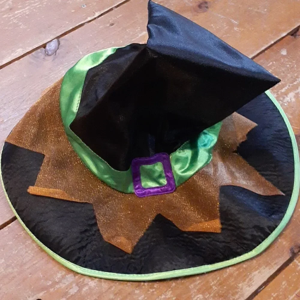 Candy Corn halloween witch/ fairy costume for size 10-12‎